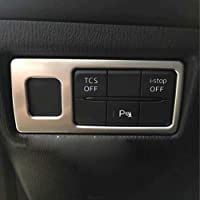 Kadore Para Mazda CX-5 CX5 2017 2018 2019 2020 luces de cabeza interruptor cubiertas de moldura marco 1 pieza